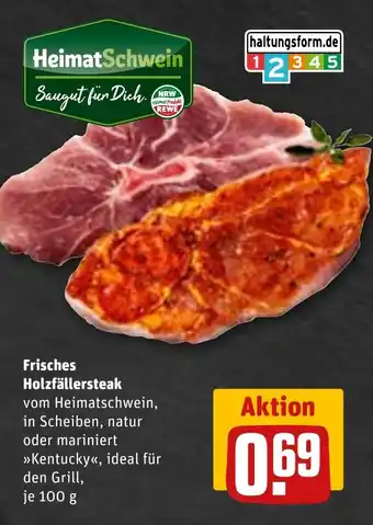REWE DE Frisches Holzfällersteak tilbud