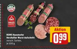 REWE DE REWE Hausmarke Herzhafter Wurst-Aufschnitt tilbud
