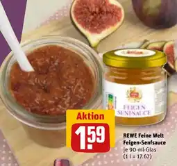 REWE DE REWE Feine Welt Feigen-Senfsauce tilbud