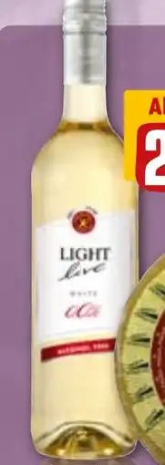 REWE DE Light Live Weißwein tilbud