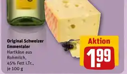 REWE DE Original Schweizer Emmentaler tilbud