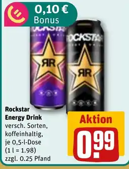 REWE DE Rockstar Energy Drink tilbud