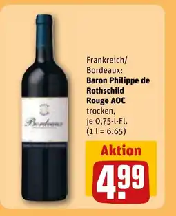 REWE DE Baron Philippe de Rothschild Rouge AOC tilbud