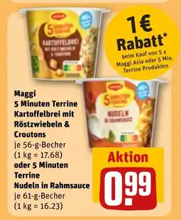 REWE DE Maggi 5 Minuten Terrine Kartoffelbrei mit Röstzwiebeln & Croutons tilbud