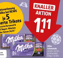 REWE DE Milka Schokolade tilbud