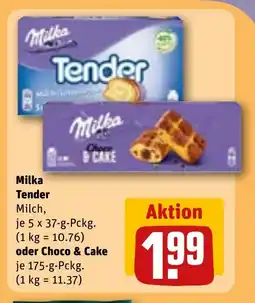 REWE DE Milka Tender oder Choco & Cake tilbud