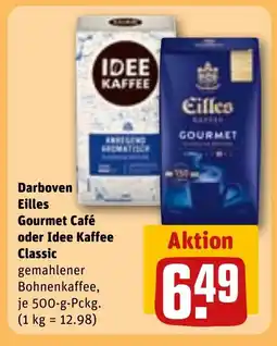 REWE DE Darboven Eilles Gourmet Café oder Idee Kaffee Classic tilbud