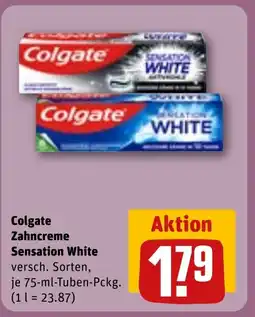 REWE DE Colgate Zahncreme Sensation White tilbud