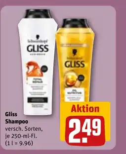 REWE DE Gliss Shampoo tilbud