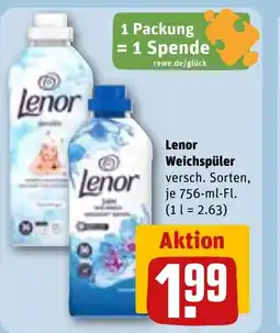 REWE DE Lenor Weichspüler tilbud