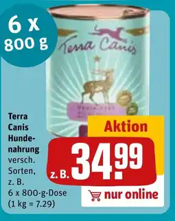 REWE DE Terra Canis Hunde- nahrung tilbud