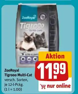 REWE DE ZooRoyal Tigrooo Multi-Cat tilbud