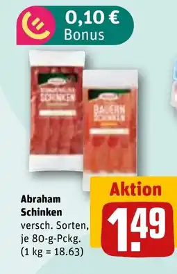 REWE DE Abraham Schinken tilbud