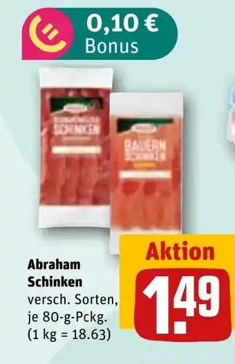 REWE DE Abraham Schinken tilbud