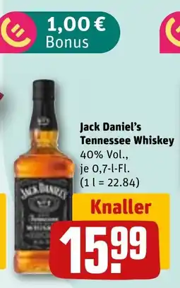REWE DE Jack Daniel's Tennessee Whiskey tilbud