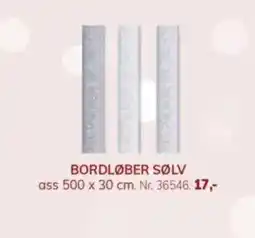 Daells Bolighus Bordløber sølv tilbud