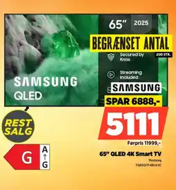 Power SAMSUNG 65" QLED 4K Smart TV TQ65Q7F4BUXXC tilbud