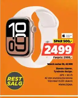 Power Watch series 10, 42 MM MWWJ3QNA tilbud