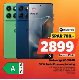 Power Motorola Moto edge 60 512GB PB7H0020ES tilbud