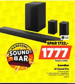 Power LG Soundbar NS60TR tilbud