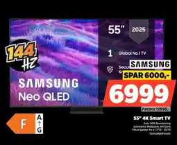 Power SAMSUNG 55" 4K Smart TV TQ55QN80FAUXX tilbud