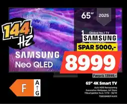 Power SAMSUNG 65" 4K Smart TV TQ65QN80FAUXX tilbud