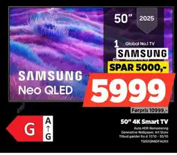 Power SAMSUNG 50" 4K Smart TV TQ50QN80FAUXX tilbud