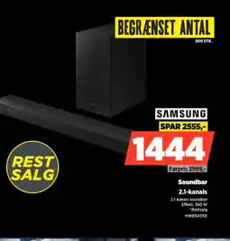 Power SAMSUNG Soundbar 2.1-kanals HWB540XE tilbud