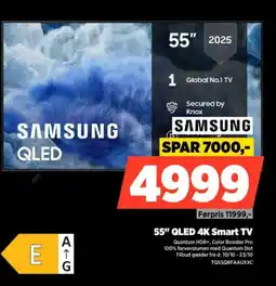 Power SAMSUNG 55" QLED 4K Smart TV TQ55Q8FAAUXXC tilbud