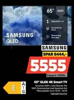 Power SAMSUNG 65" QLED 4K Smart TV TQ65Q8FAAUXXC tilbud