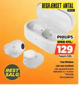 Power PHILIPS True Wireless TAT2149WTOO tilbud