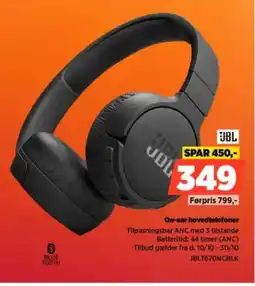 Power JBL On-ear hovedtelefoner JBLT670NCBLK tilbud
