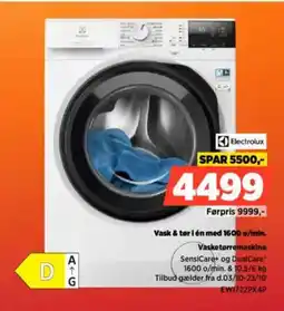 Power Electrolux Vasketørremaskine EW1722PX 4P tilbud