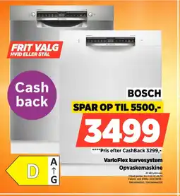 Power BOSCH VarioFlex kurvesystem Opvaskemaskine SMU4HMI0OS/SMU4HMWOOS tilbud