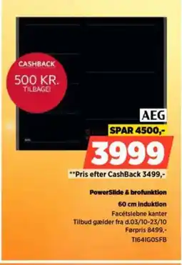 Power AEG PowerSlide & brofunktion T164IGOSFB tilbud