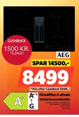 Power AEG Til kulfilter & aftræk induktionsemhætte TH84CB0SCB tilbud