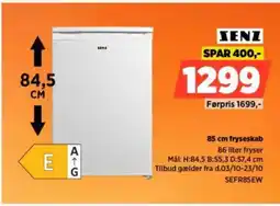 Power SENZ fryseskab SEFR85EW tilbud