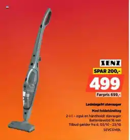Power SENZ Ledningsfri støvsuger SEVCS14BL tilbud
