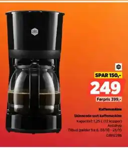 Power Kaffemaskine OBH2296 tilbud