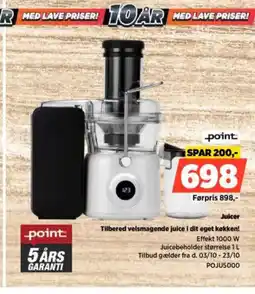 Power Point Juicer POJU5000 tilbud