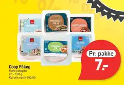 Fakta Tyskland Coop Pålæg tilbud