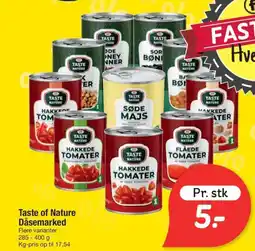 Fakta Tyskland Taste of Nature Dåsemarked tilbud