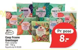 Fakta Tyskland DYBFROST Coop Frosne Grøntsager tilbud
