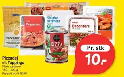 Fakta Tyskland Pizzadej el. Toppings tilbud