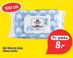 Fakta Tyskland 365 Minirisk Baby Vådservietter tilbud