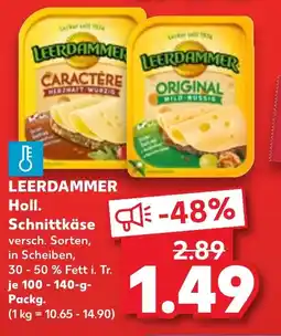 Kaufland DE LEERDAMMER Holl. Schnittkäse tilbud