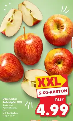Kaufland DE Dtsch./ital. Tafeläpfel XXL tilbud