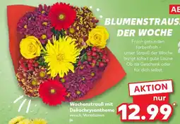 Kaufland DE Wochenstrauß mit Dekochrysantheme tilbud