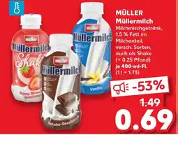 Kaufland DE MÜLLER Müllermilch , tilbud