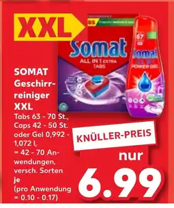 Kaufland DE SOMAT Geschirr-reiniger XXL tilbud